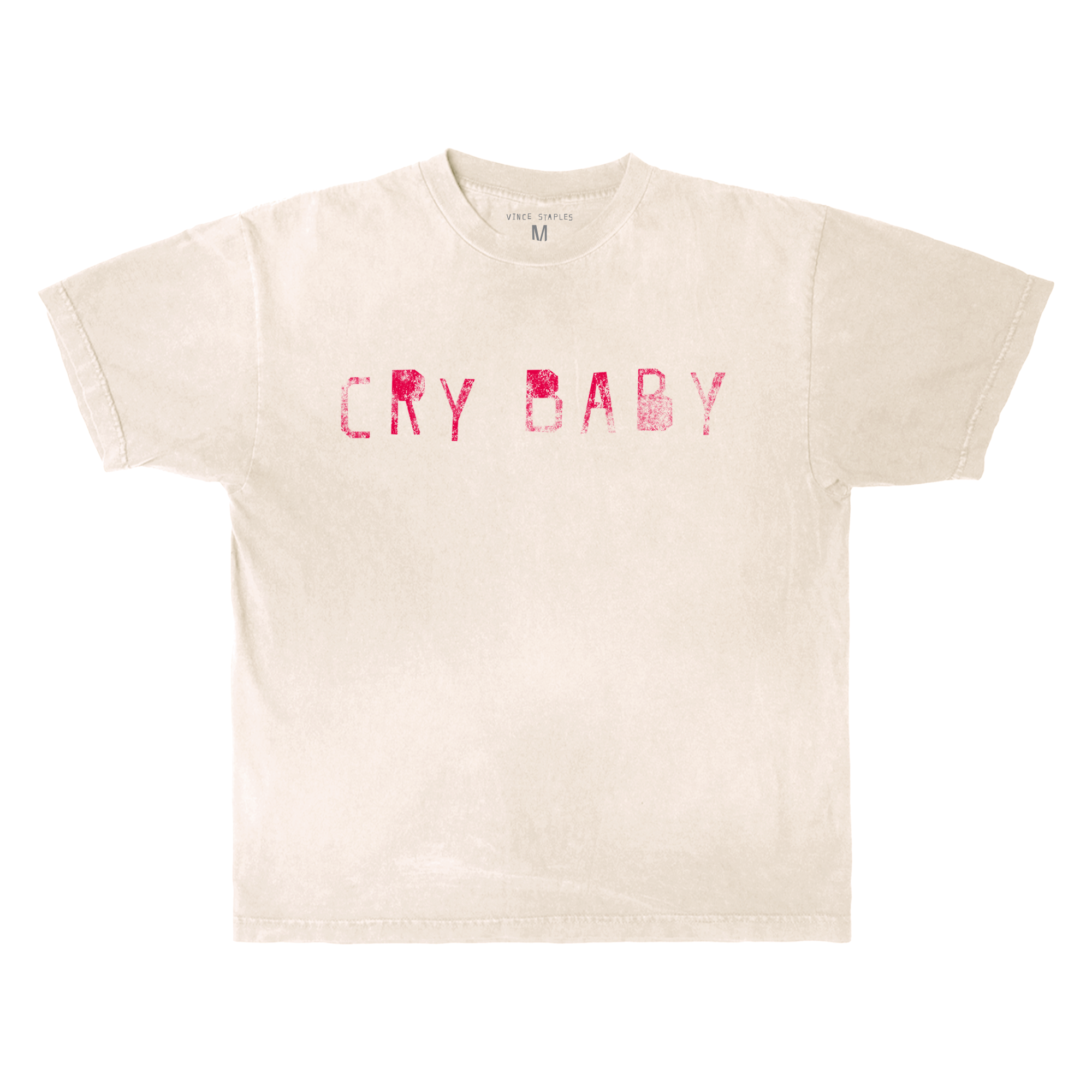 Vince Staples - Cry Baby T-Shirt (Cream) – Loma Vista International