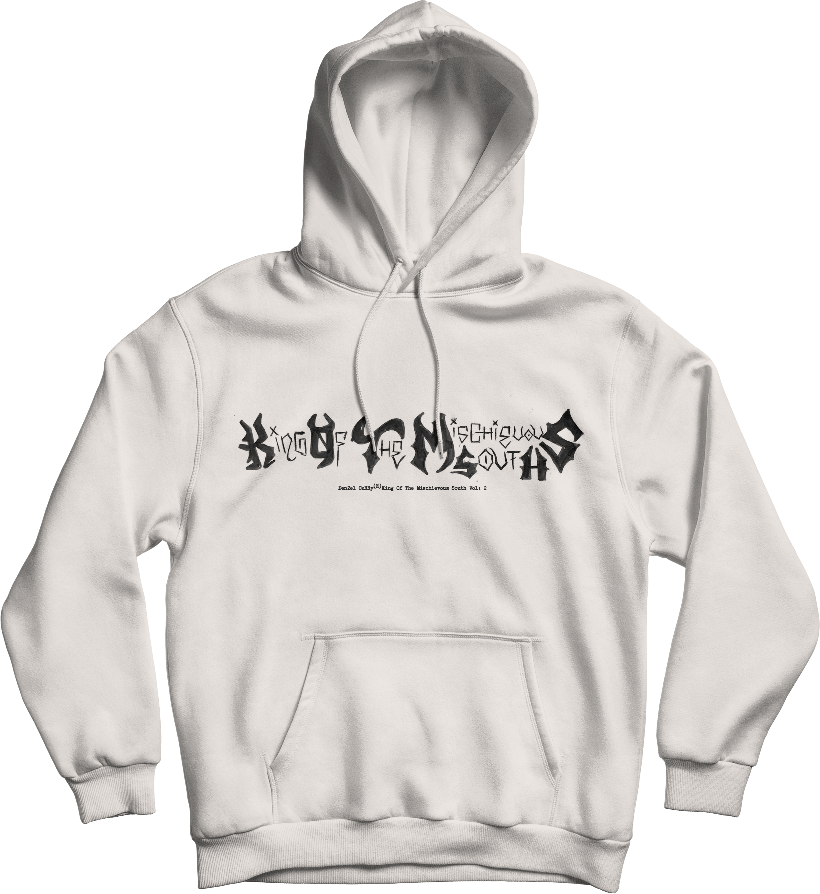 Denzel Curry - King Of The Mischievous South Vol. 2 Hoodie (Off Denzel Curry - King Of The Mischievous South Vol. 2 Hoodie (Off