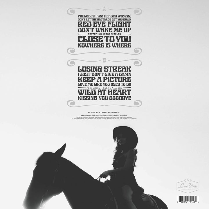 MARGO PRICE - Hard Headed Woman Black Vinyl