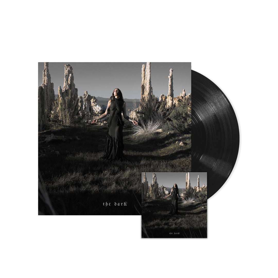 The Dark  Black LP + Signed Print