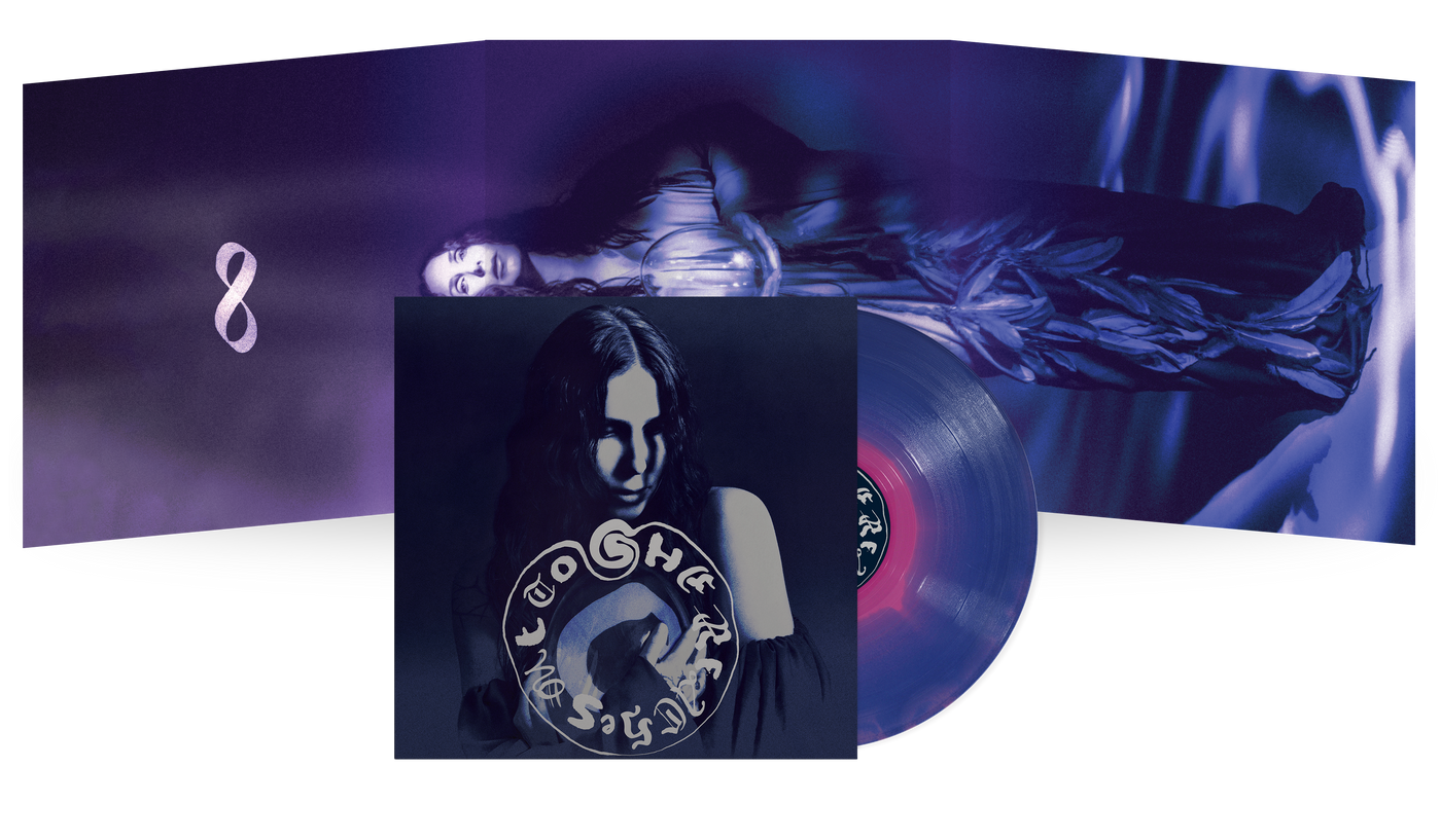 She Reaches Out To She Reaches Out To She Limited Edition Pink in Purple Vinyl w/ Trifold Poster