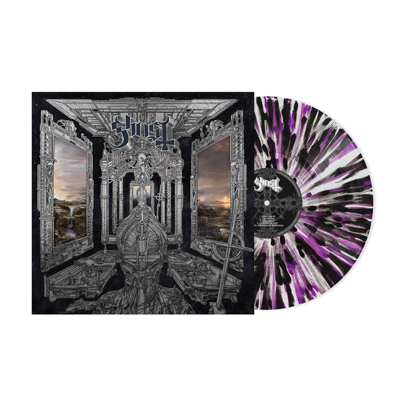 GHOST - Skeletá "Purple / Black Splatter" Colored Vinyl (Ghost LV Exclusive)