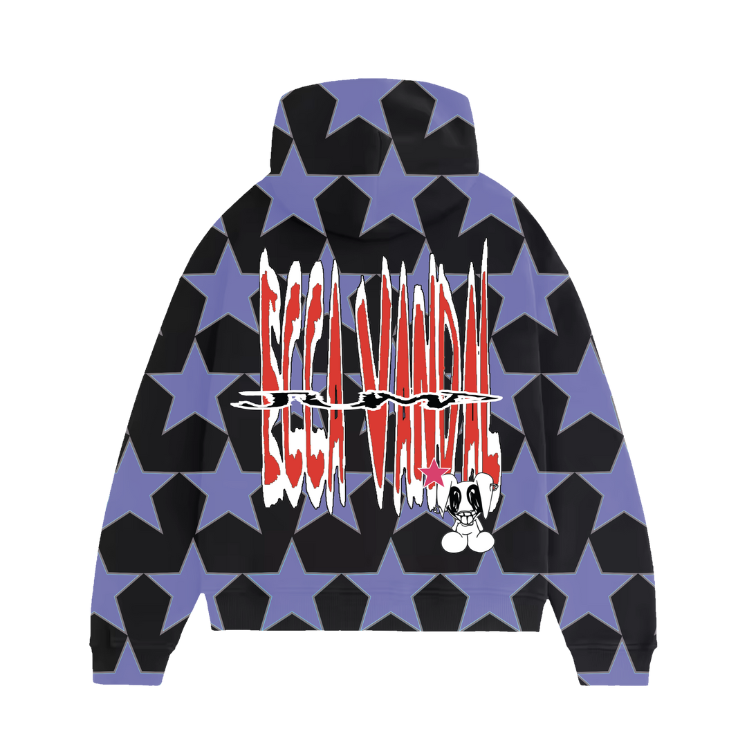 STAR BUNNY ZIP HOODIE