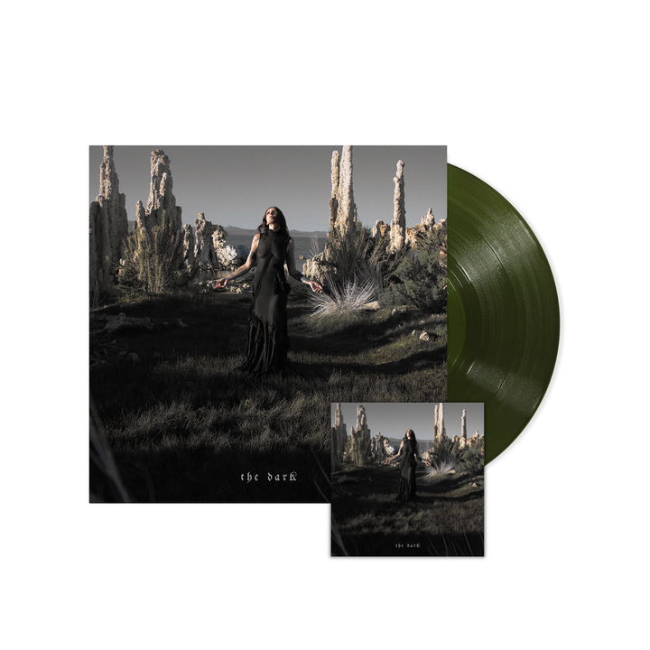The Dark  Forest Green LP + Signed Print