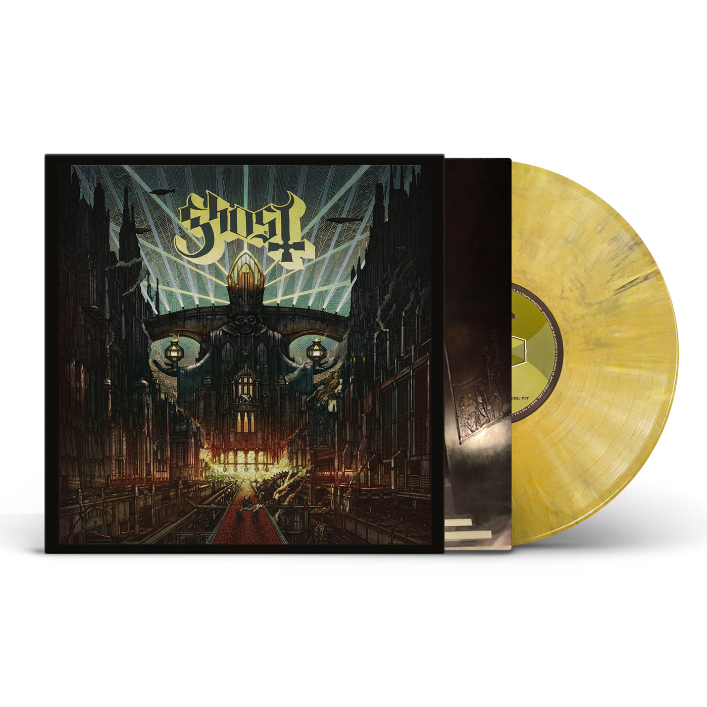 Ghost - Meliora - Limited Edition Yellow w/ Black & White Smear LP