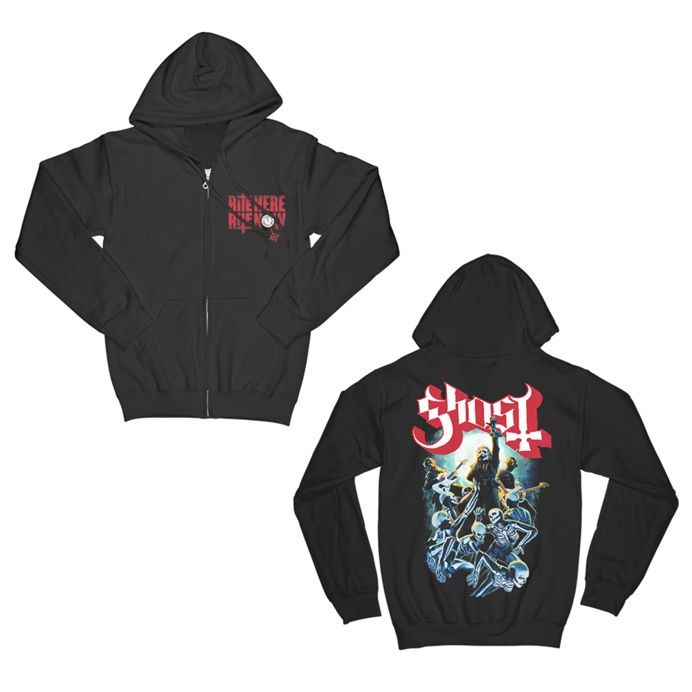 GHOST - Rite Here Rite Now Zip Up Hoodie