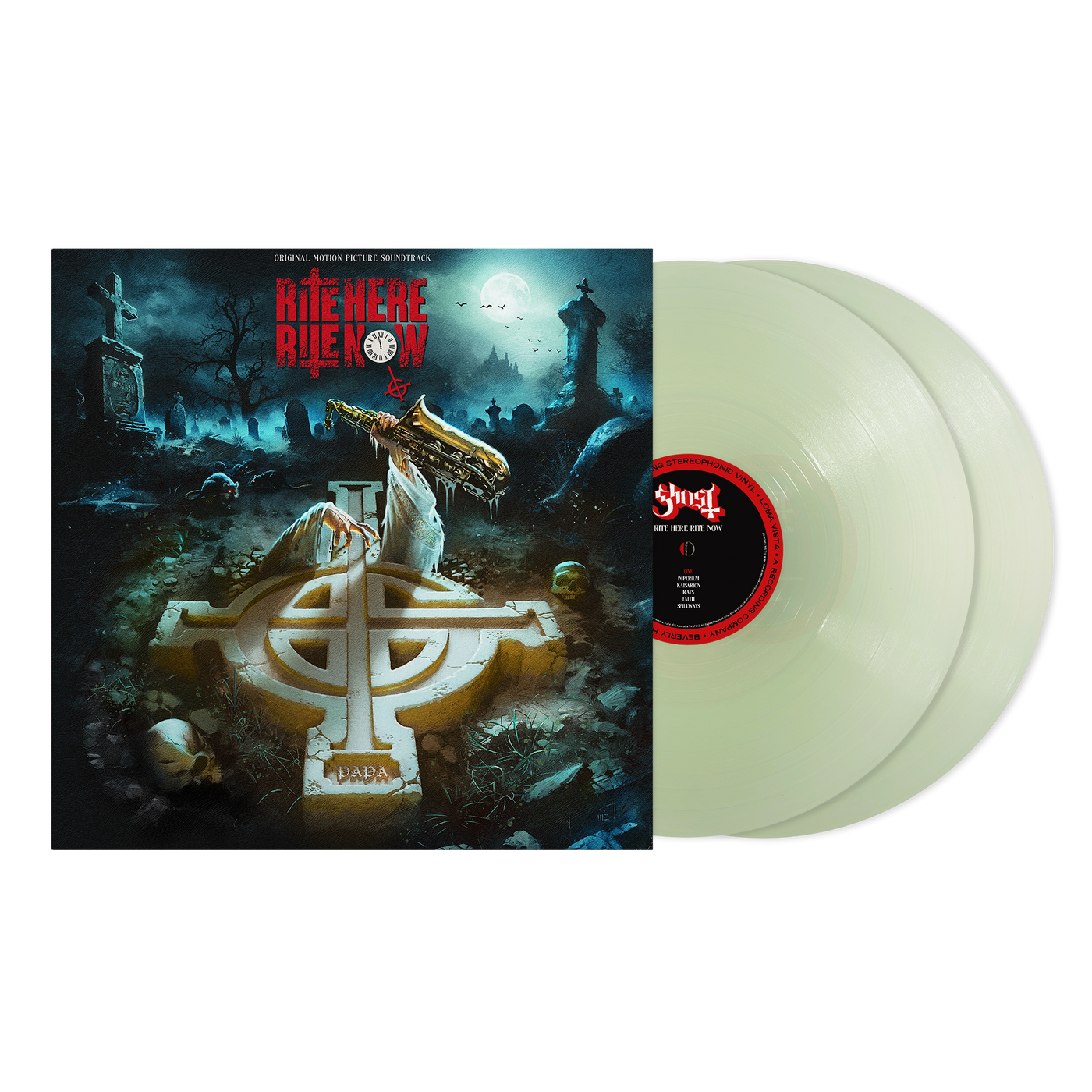 Ghost - Rite Here Rite Now  Coke Bottle Clear Coloured Vinyl 2LP