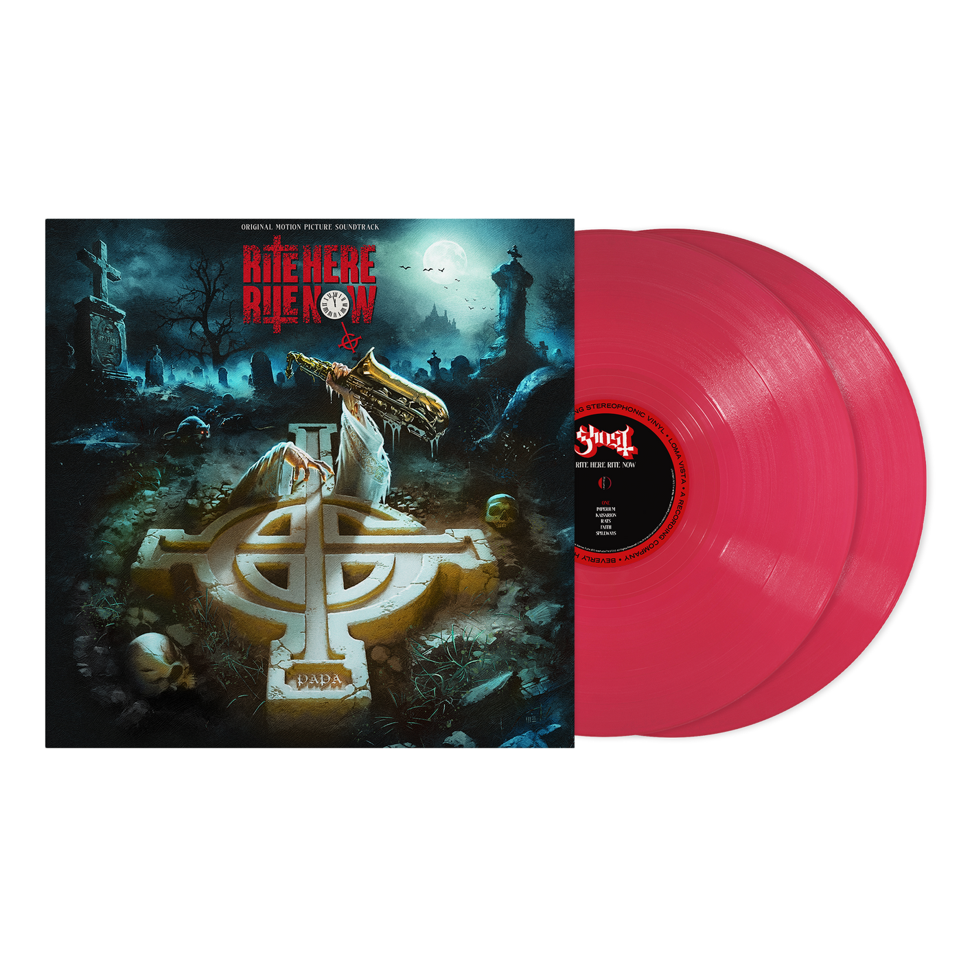 Ghost - Rite Here Rite Now (Original Motion Picture Soundtrack) Spotify Fans First Magenta Colored Vinyl