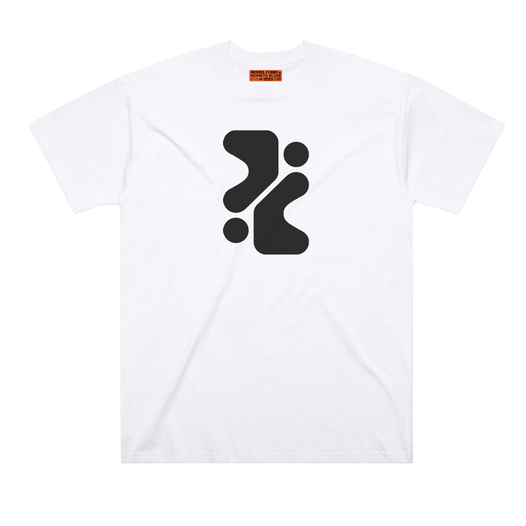 Denzel Curry & Kenneth Blume - ii Logo White Shortsleeve T-Shirt