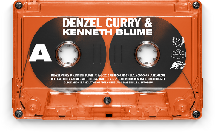 Denzel Curry & Kenneth Blume - Limited Edition ii Orange Cassette