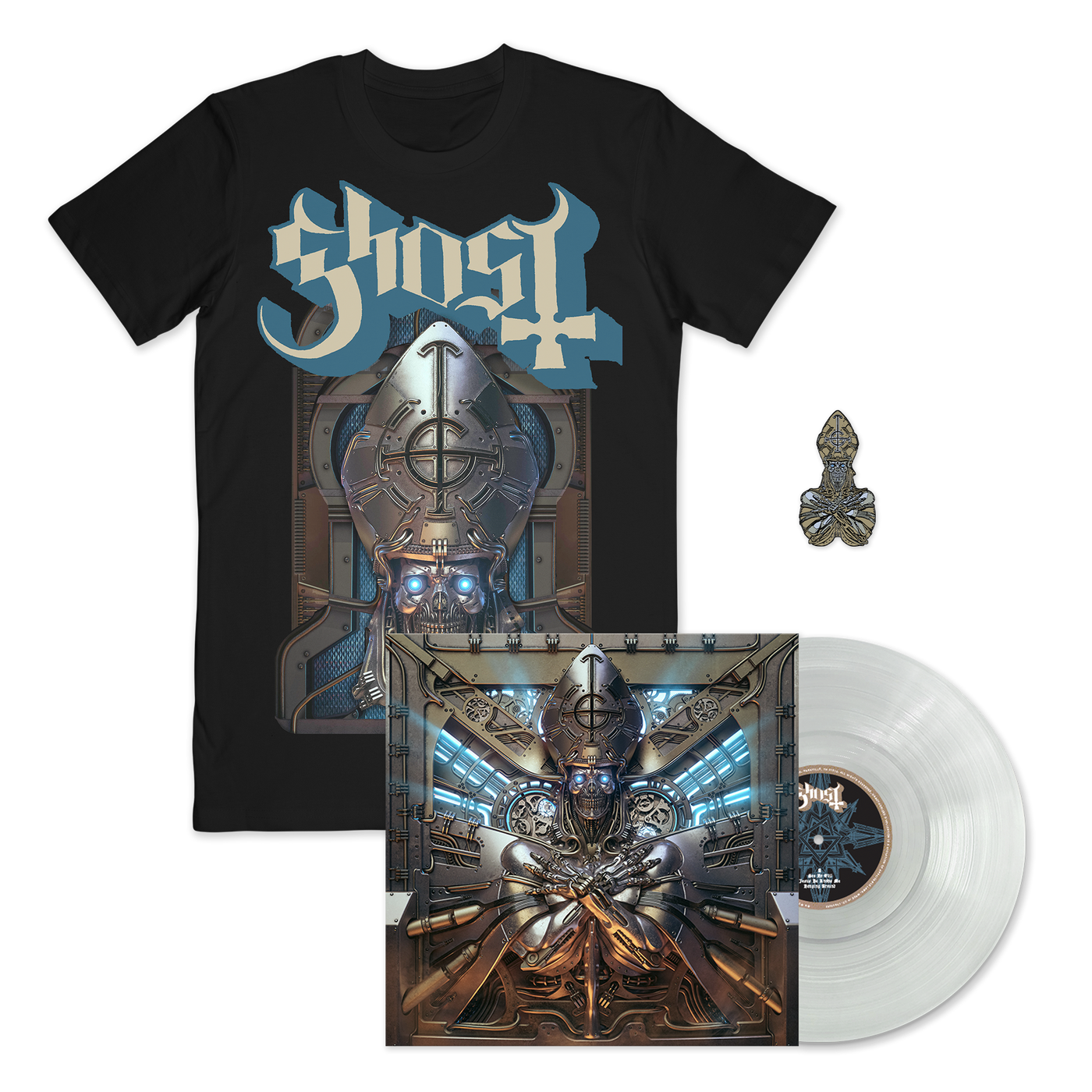Ghost - Phantomime Ghost UK/EU Exclusive Clear Vinyl + Pin + T-Shirt